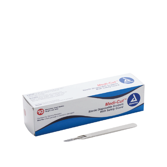 Disposable Scalpels - 1 box - 10 Units DermaSwiss Professional